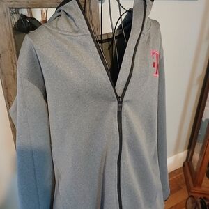 OGIO Gray Utility Jacket with Pink Accent